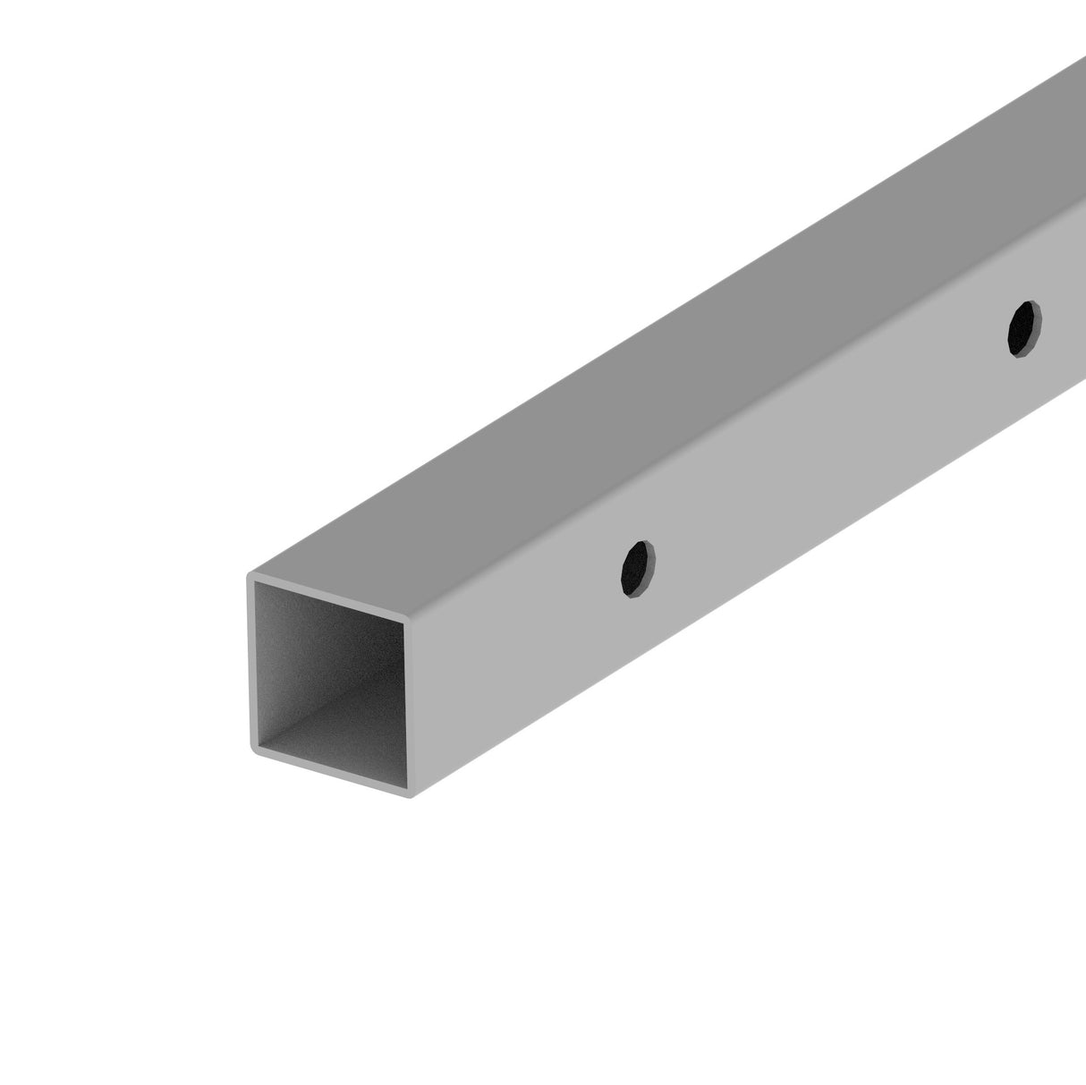 Trubka broušená AISI304, 40x40x2/15xd12,5/L1980