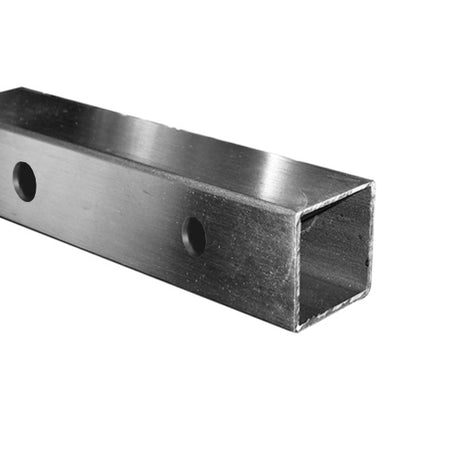 Trubka broušená AISI304, 40x40x2/15xd12,5/L1980