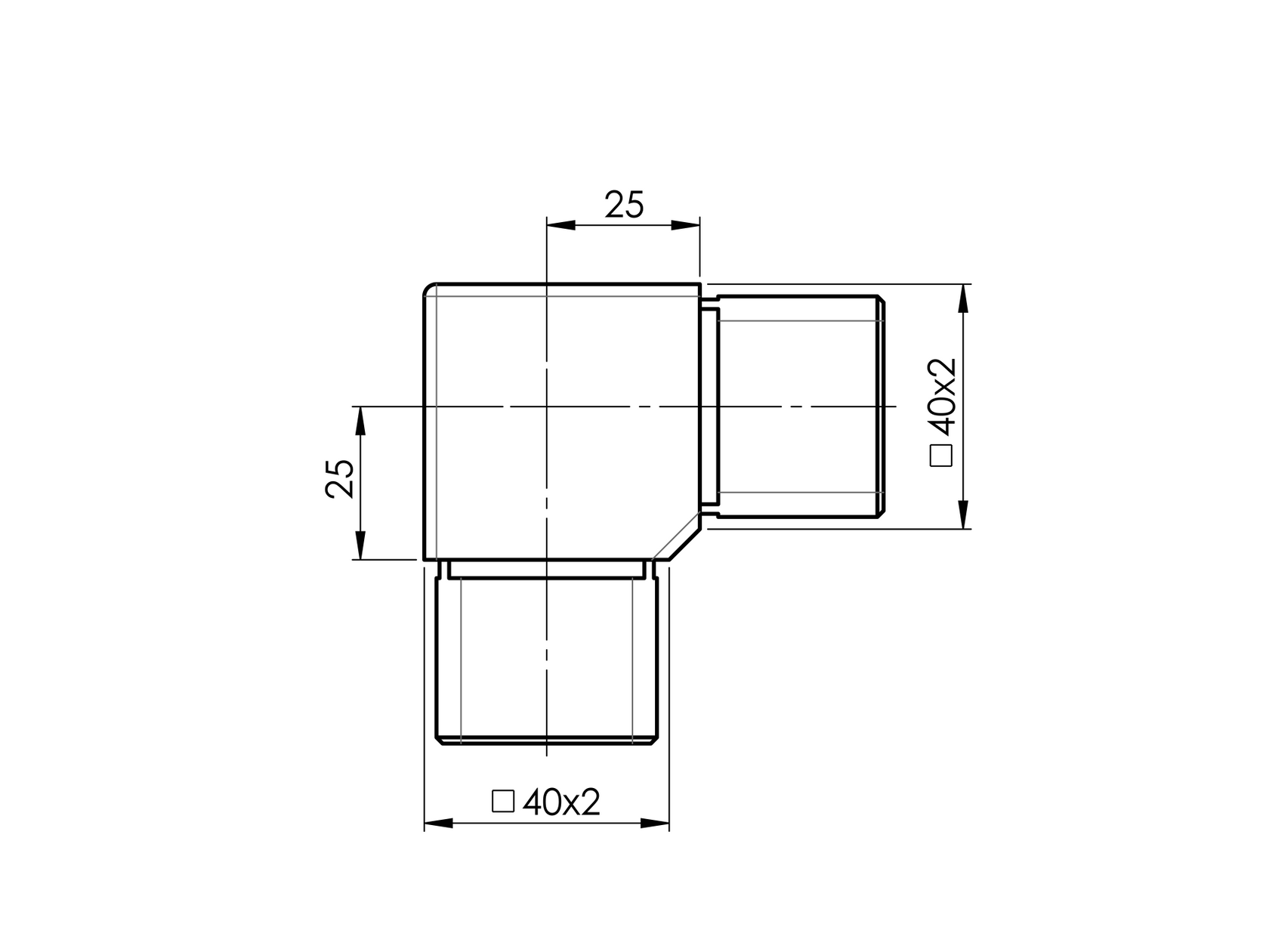 Přechod madla - koleno