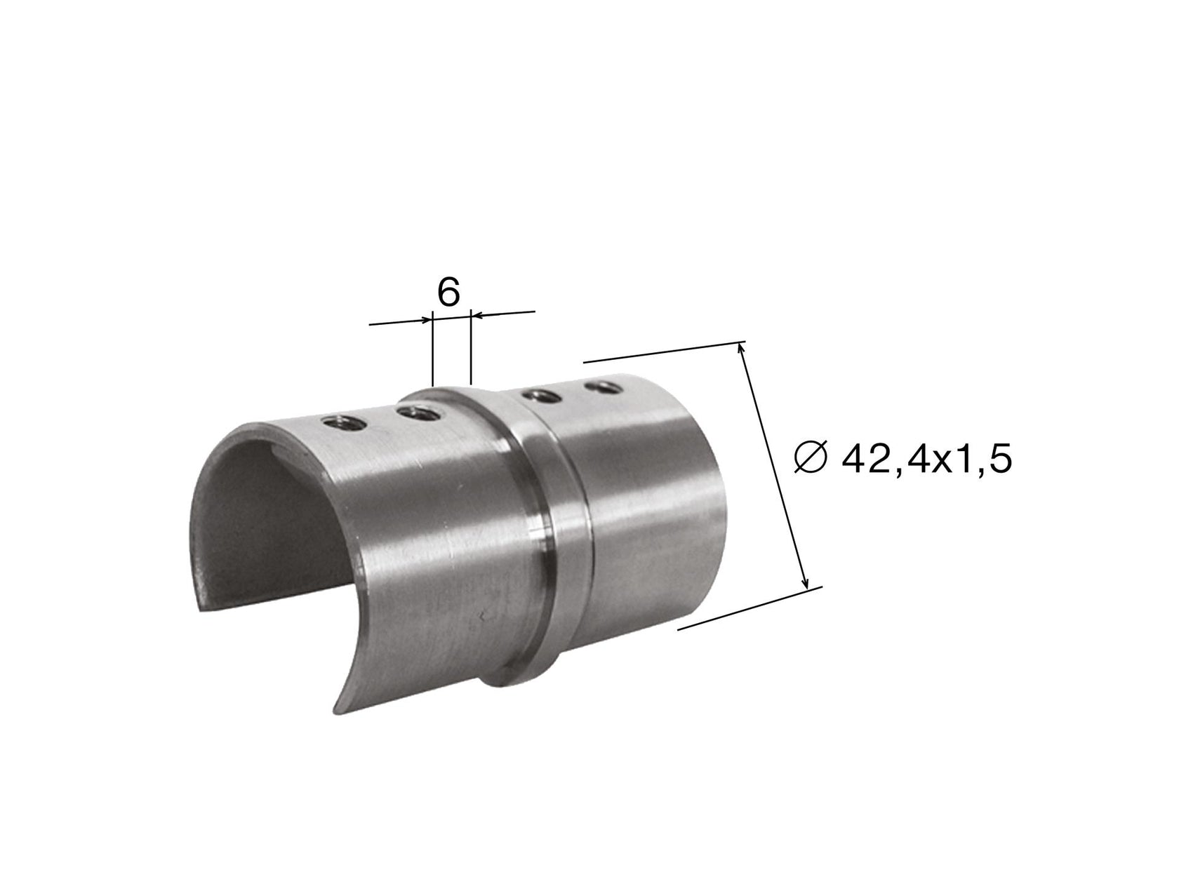 Madlo-držák skla-spojka