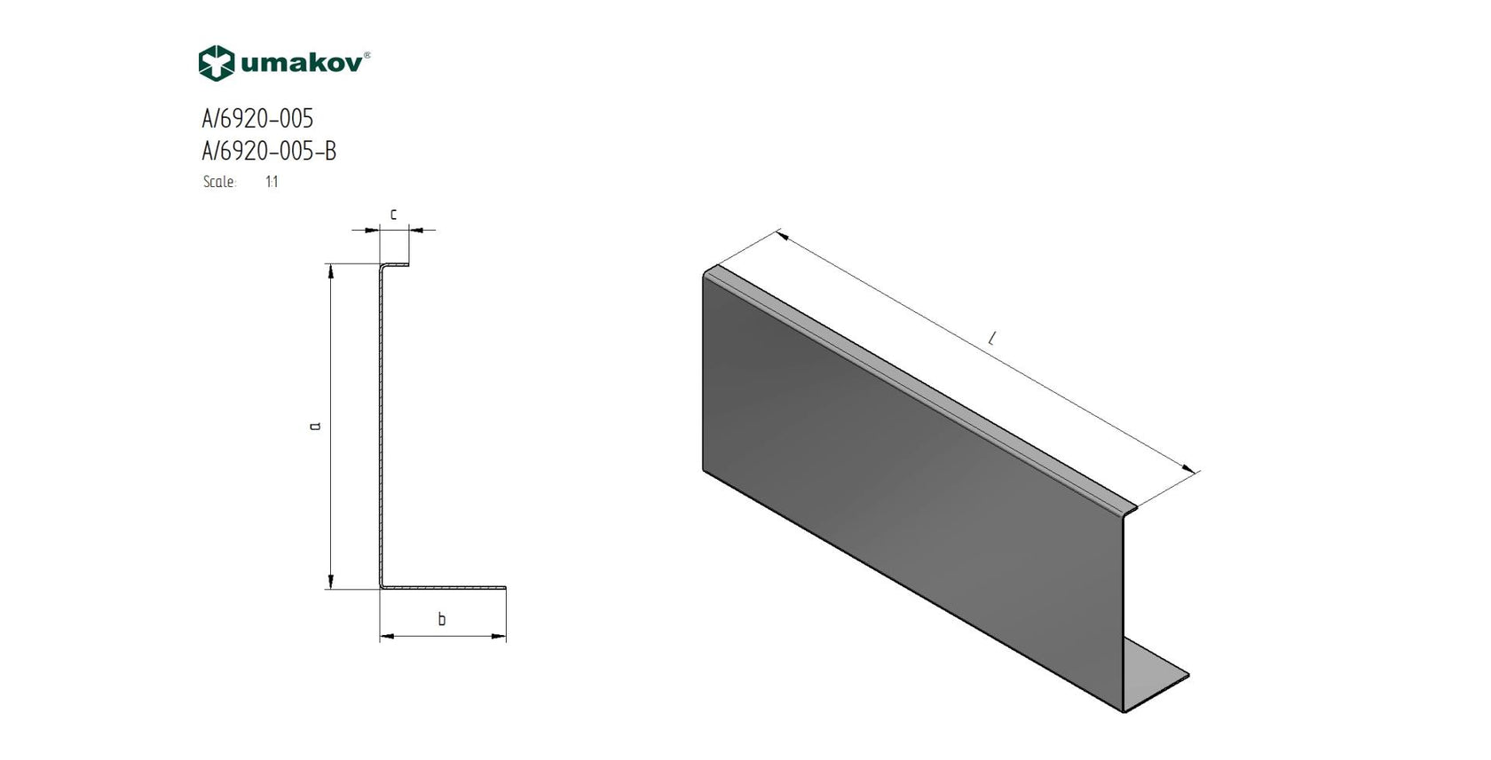 Boční kotvení - sklo 122x43