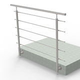 Nerezové zábradlí, AISI304, 1500x1000mm, BR