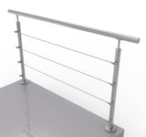 Nerezové lankové zábradlí, 1500x900mm