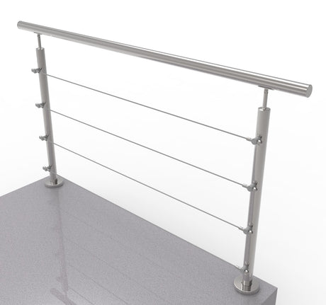 Nerezové lankové zábradlí, 1500x900mm