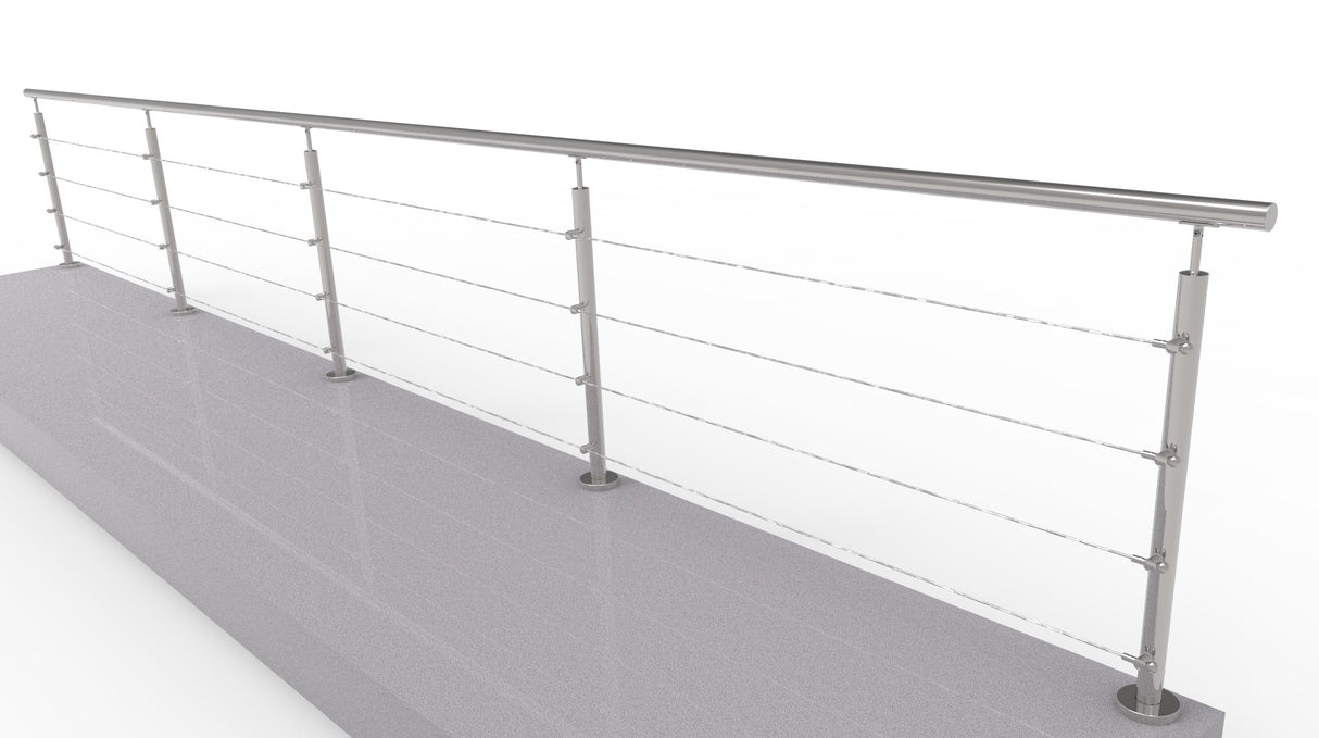 Nerezové lankové zábradlí, 6000x900mm