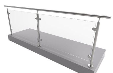 Glass railing, 2786x1000mm