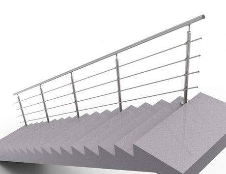 Nerezové zábradlie na schody, 6000x900mm, VS, L