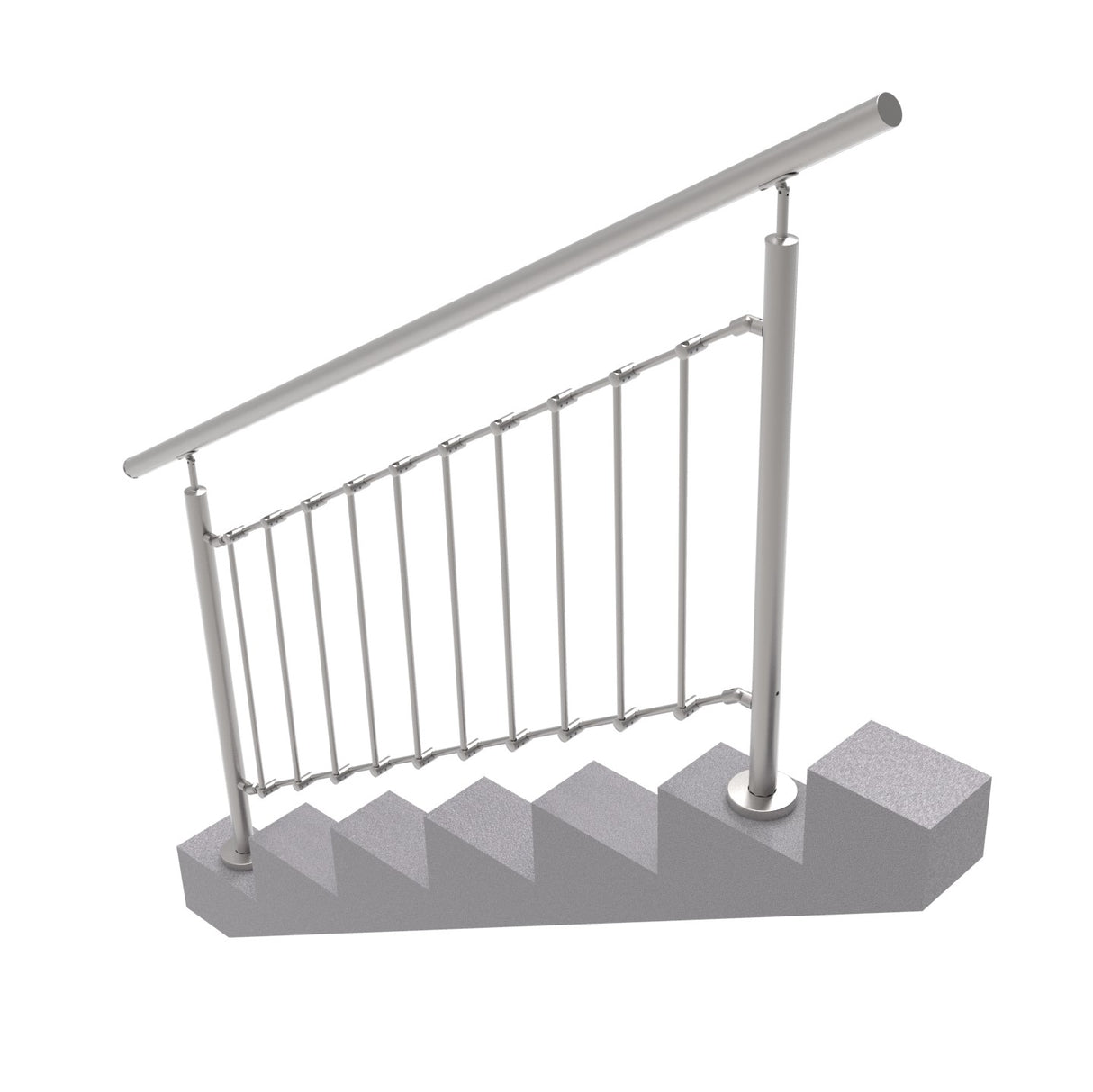 Zábradlí vertikálni VR AISI304, D42,4/d12vertical/