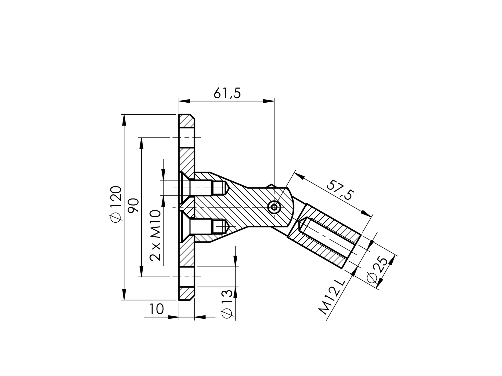 Přístřešek - kotvení vrchní