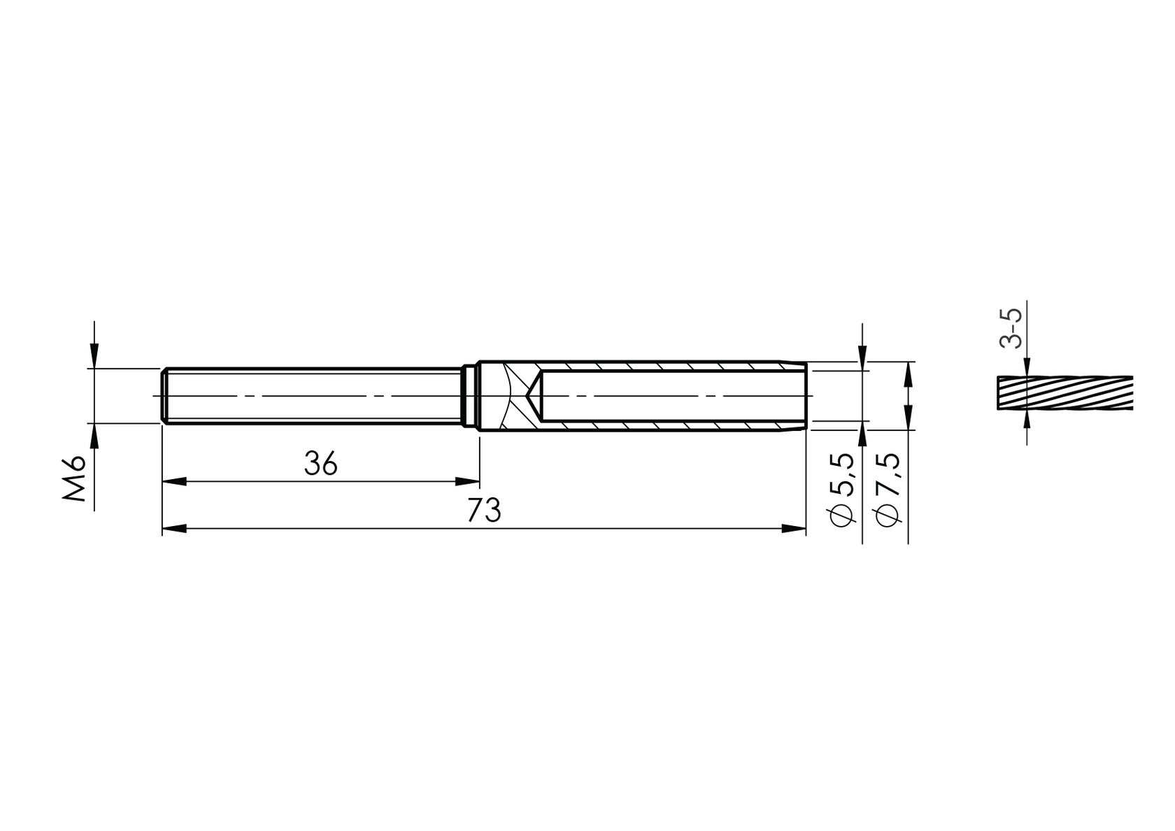 Nerezový napínák lanka