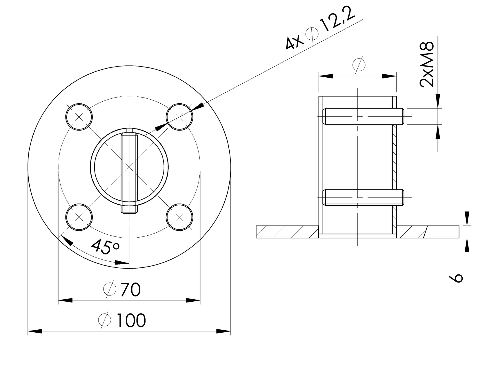 Kotvení vrchní montážní