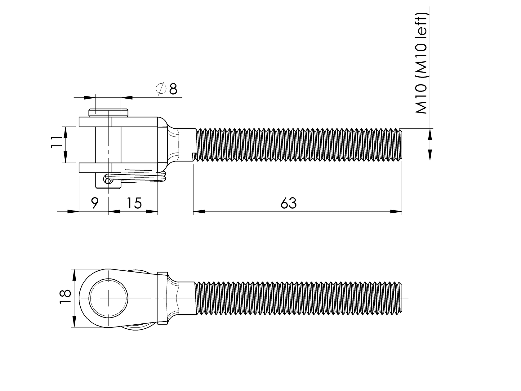 Lanko - úchytka lanka