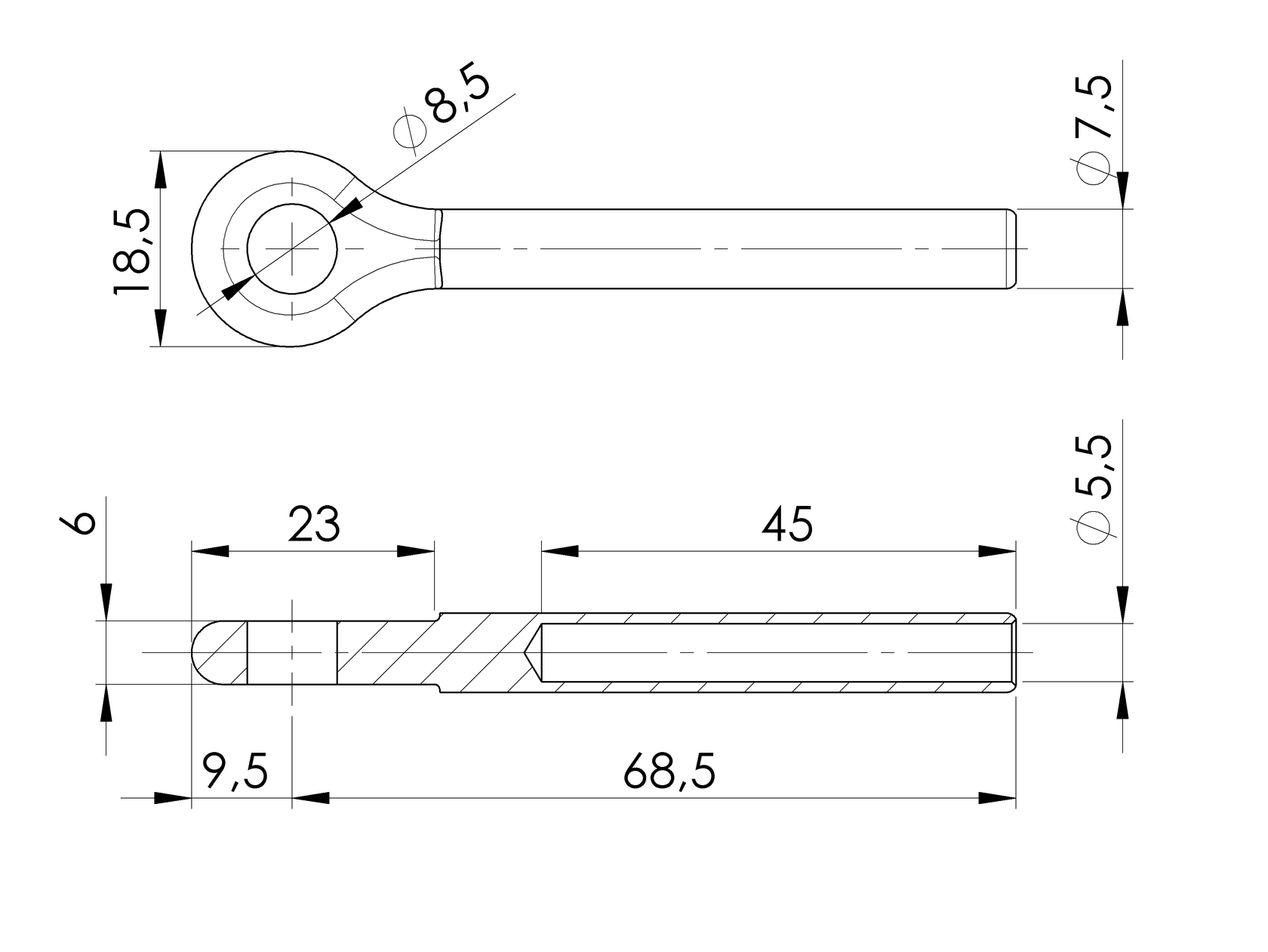 Lanko - úchytka lanka