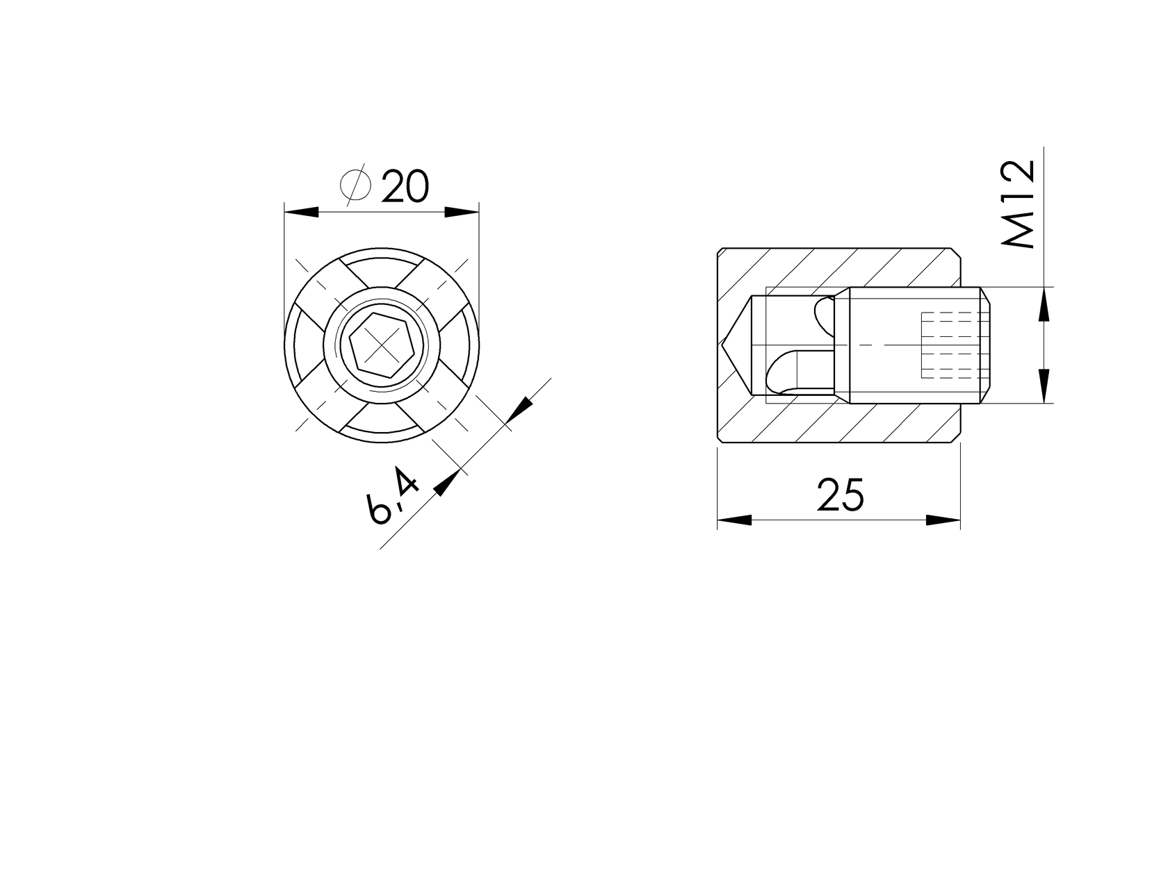 Lanko - úchytka lanka - španovák