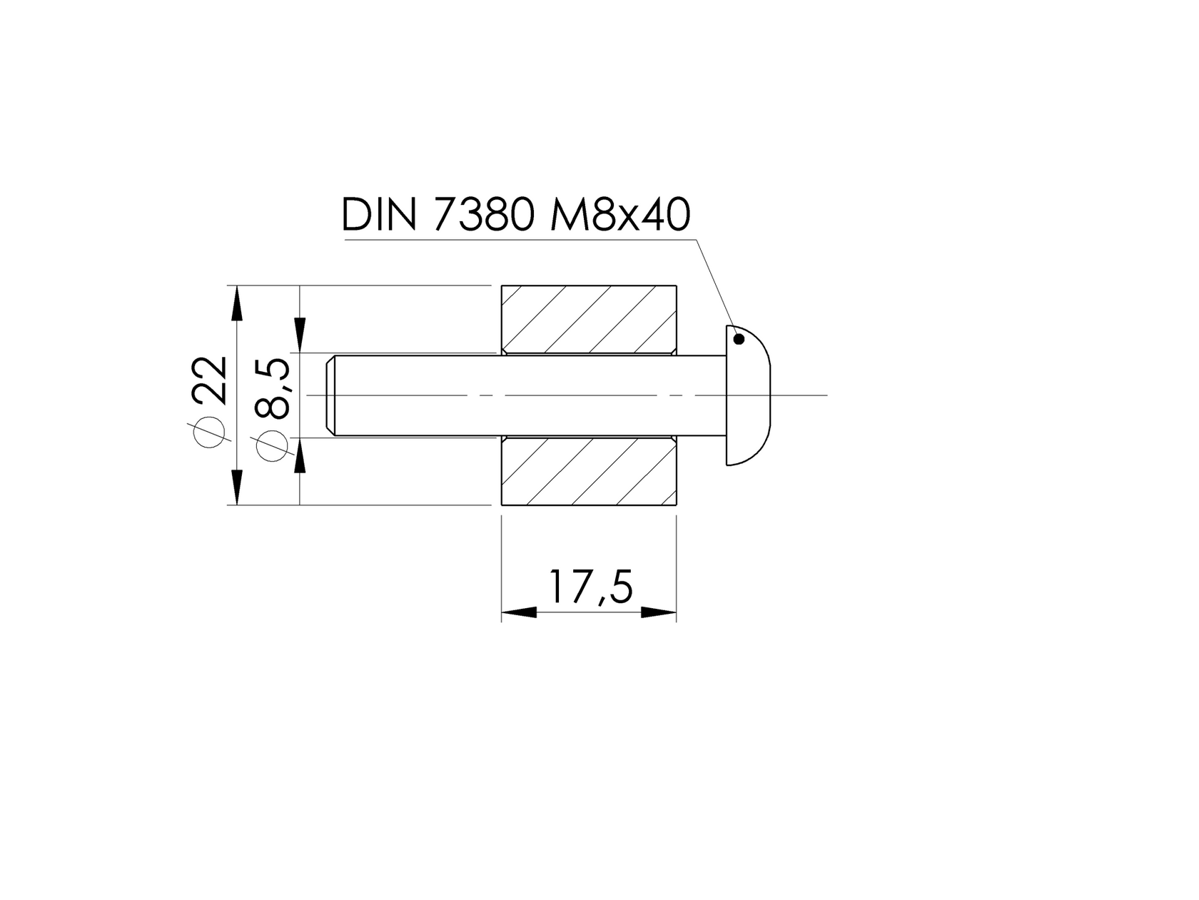Lanko - úchytka lanka - španovák