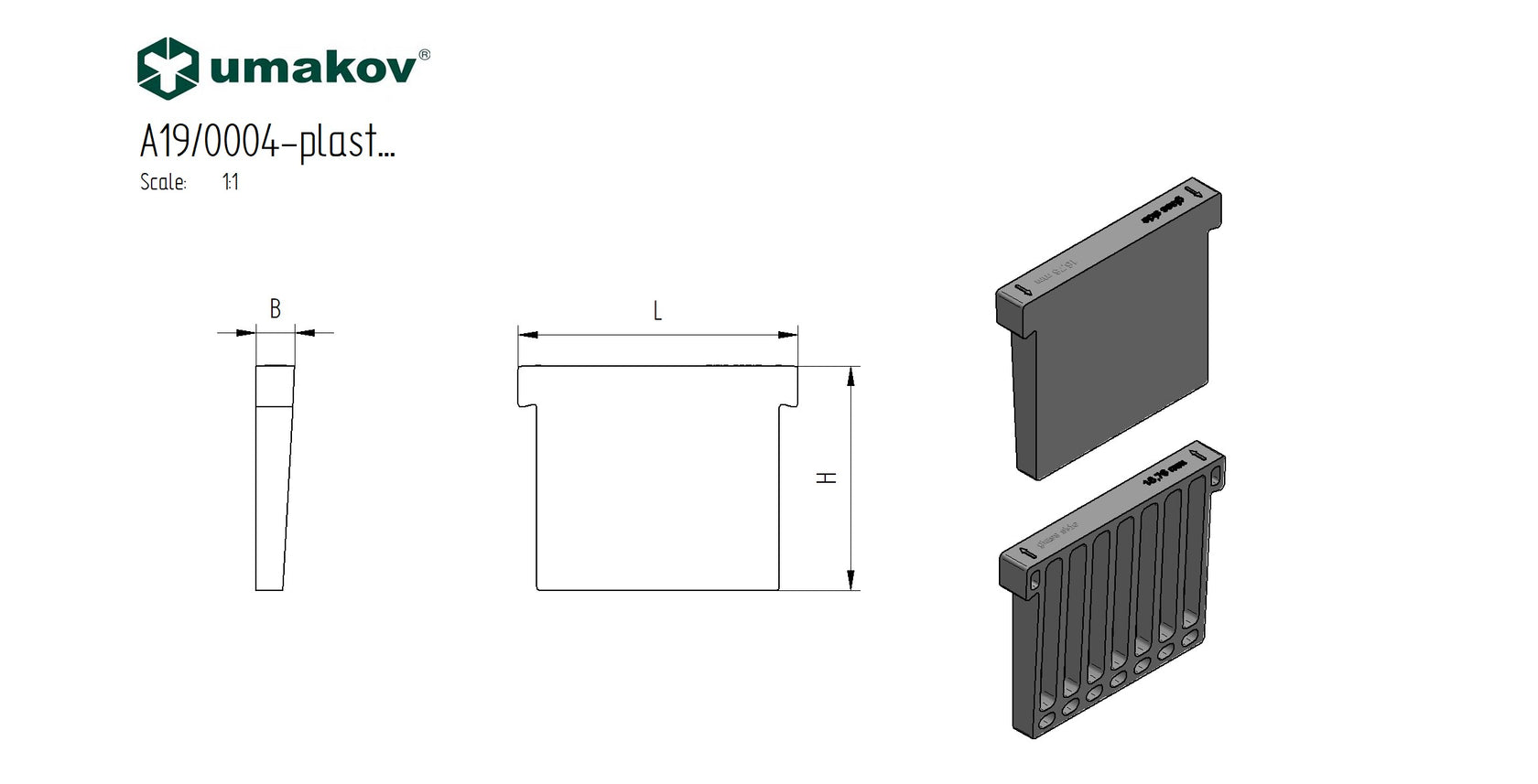 PVC Kotvící kolík pro sklo