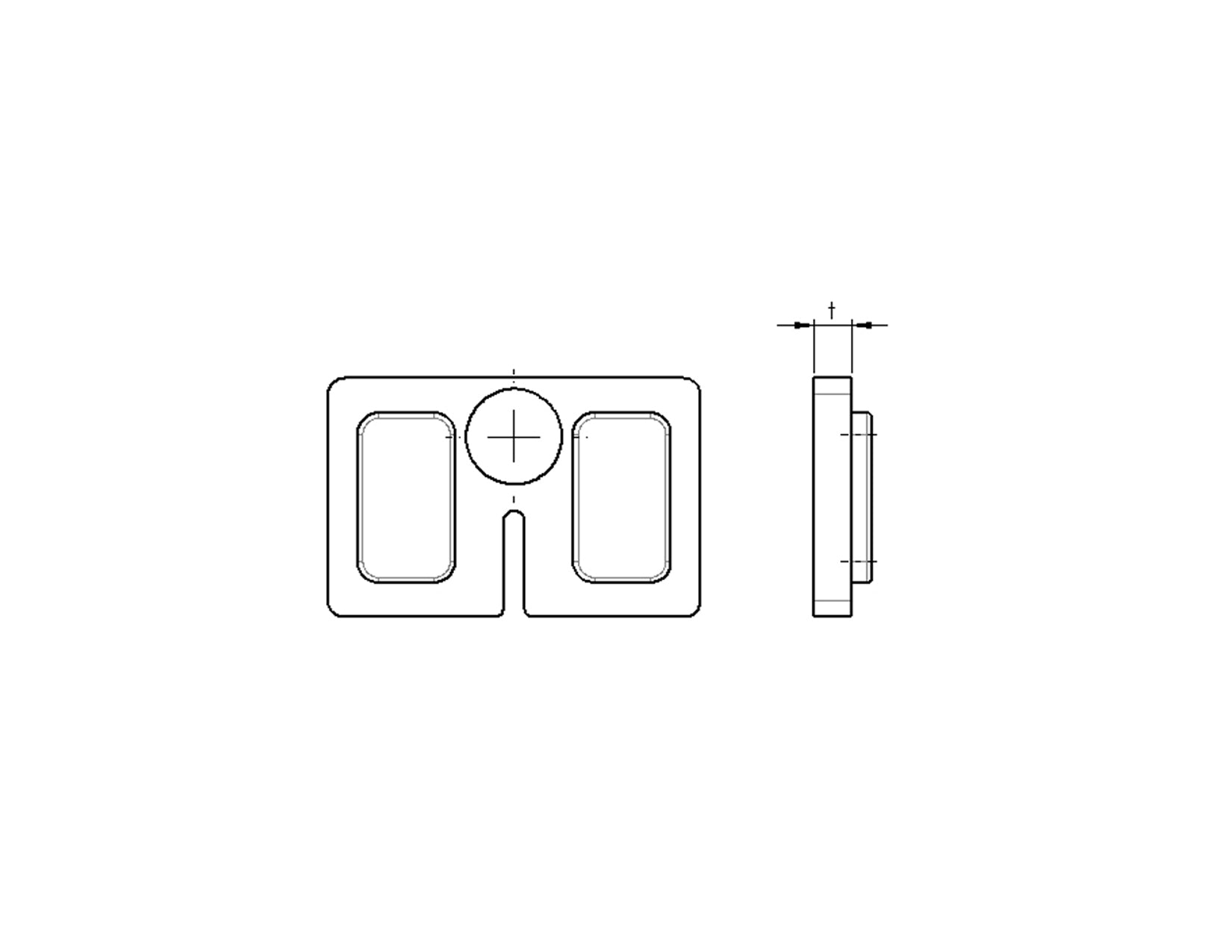 Těsnění na držák skla