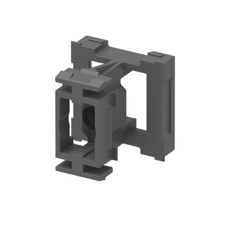 Click-lock spojka pro fasádní systém s lamelami, 45 x 25 - 20 - Antracit RAL 7016, 50ks