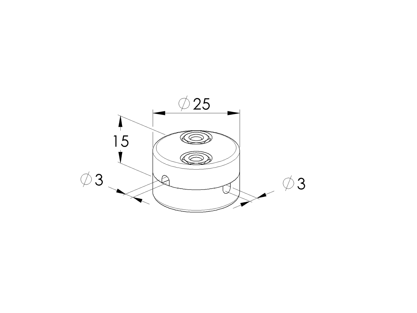 Křížová spojka lanka