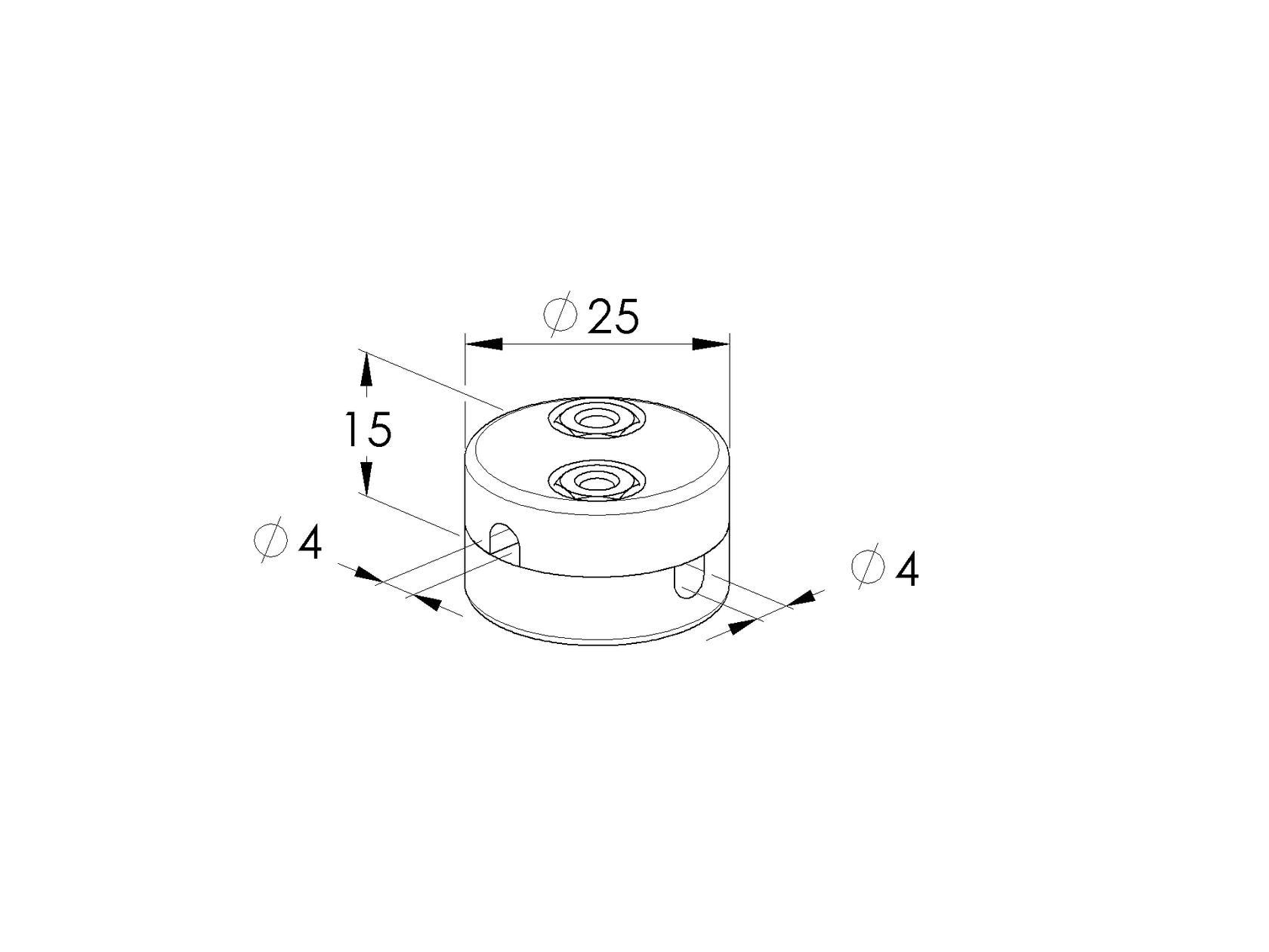 Křížová spojka lanka
