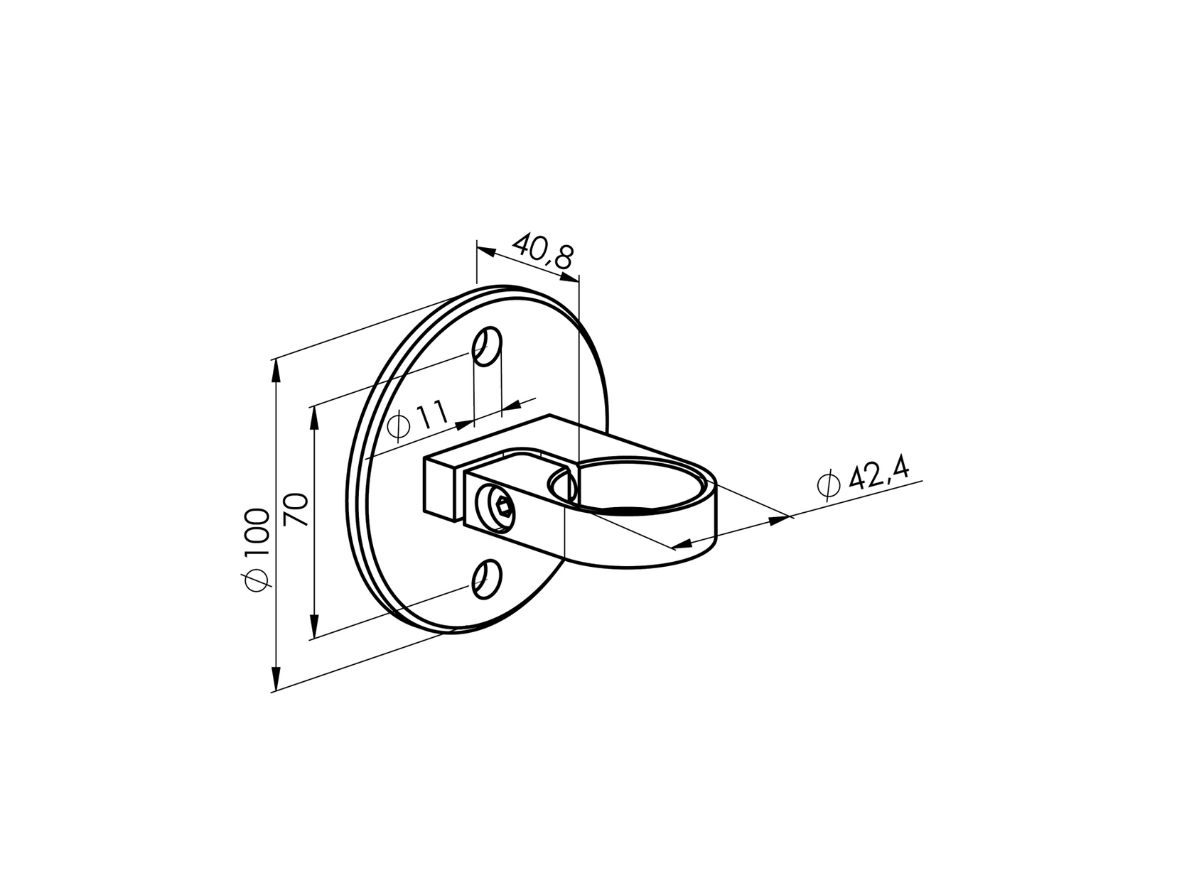 Kotvení boční nastavitelné