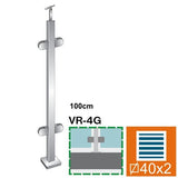 Sloupek nerezový , VK AISI304, 40x40x2/4xmodel22/H