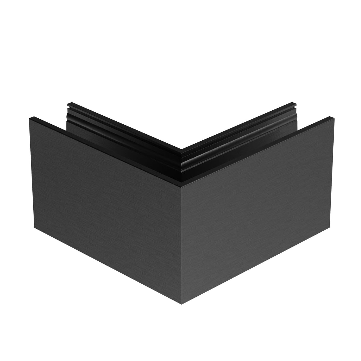 Kotvění vrchní - sklo hliník AL/ELOX/Satin L195mm,