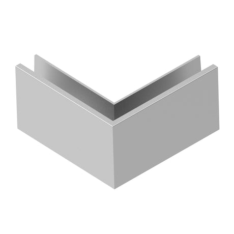 Kotvění vrchní - sklo hliník AL/ELOX/Satin L195mm,