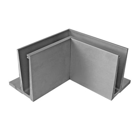 Kotvění vrchní - sklo hliník AL/ELOX/Satin