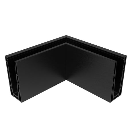 Kotvění vrchní - sklo hliník AL/ELOX/Satin L195mm,