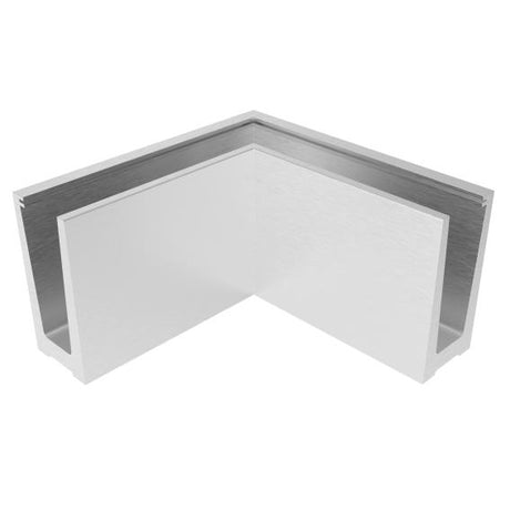 Kotvění vrchní - sklo hliník AL/ELOX/Satin L195mm,