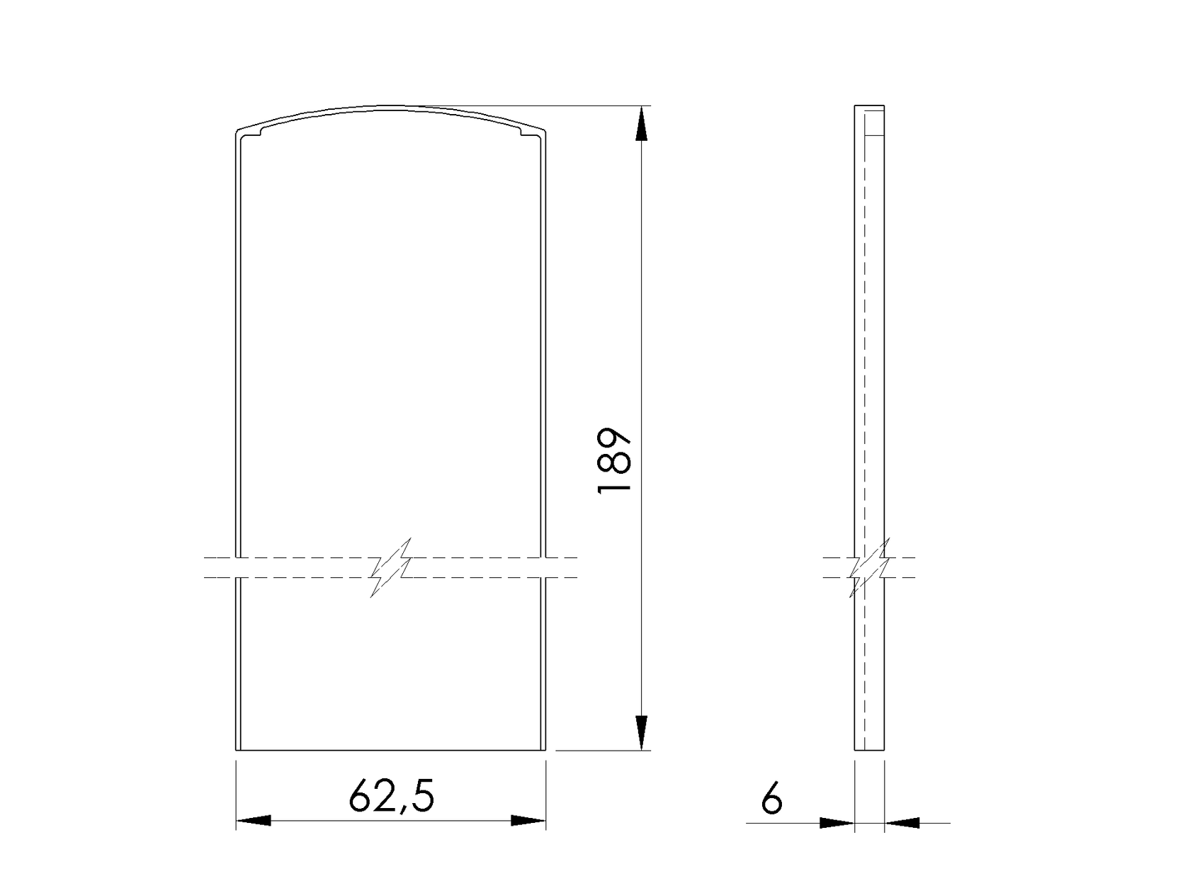 Záslepka pro profil AL/0004-PRO-S-E pro schody