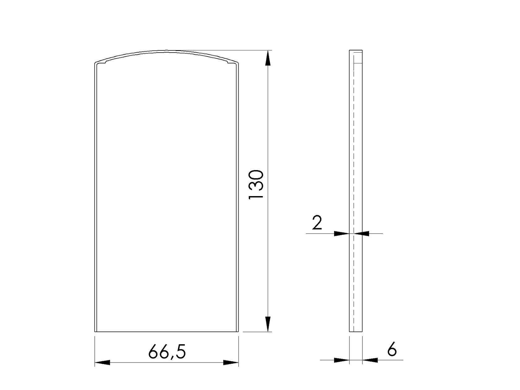 Záslepka pro profil AL/0004-UnoXL-S-E