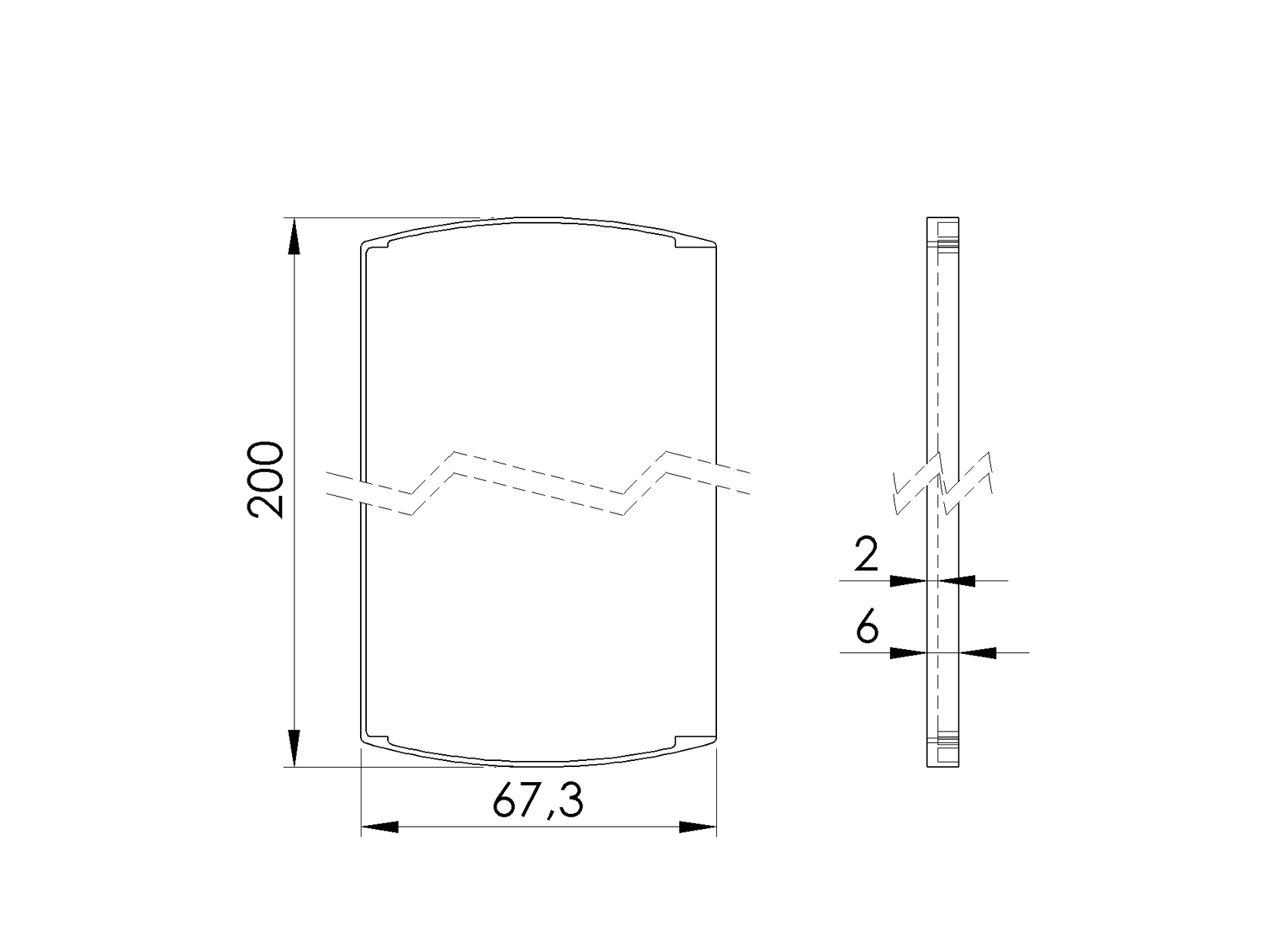 Záslepka pro profil AL/0005-UNO-S-E pro schody