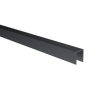 Profil pro zasklení U AL 20x30x2 mm pro sklo tloušťky 10–12 mm, černý, eloxovaný