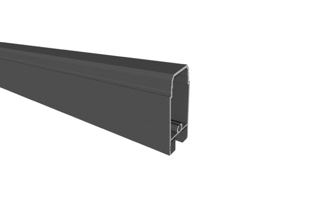 Hliníkový profil horní pro skleněnou výplň