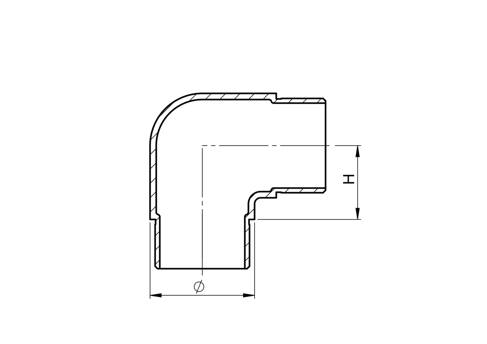 Přechod madla - koleno
