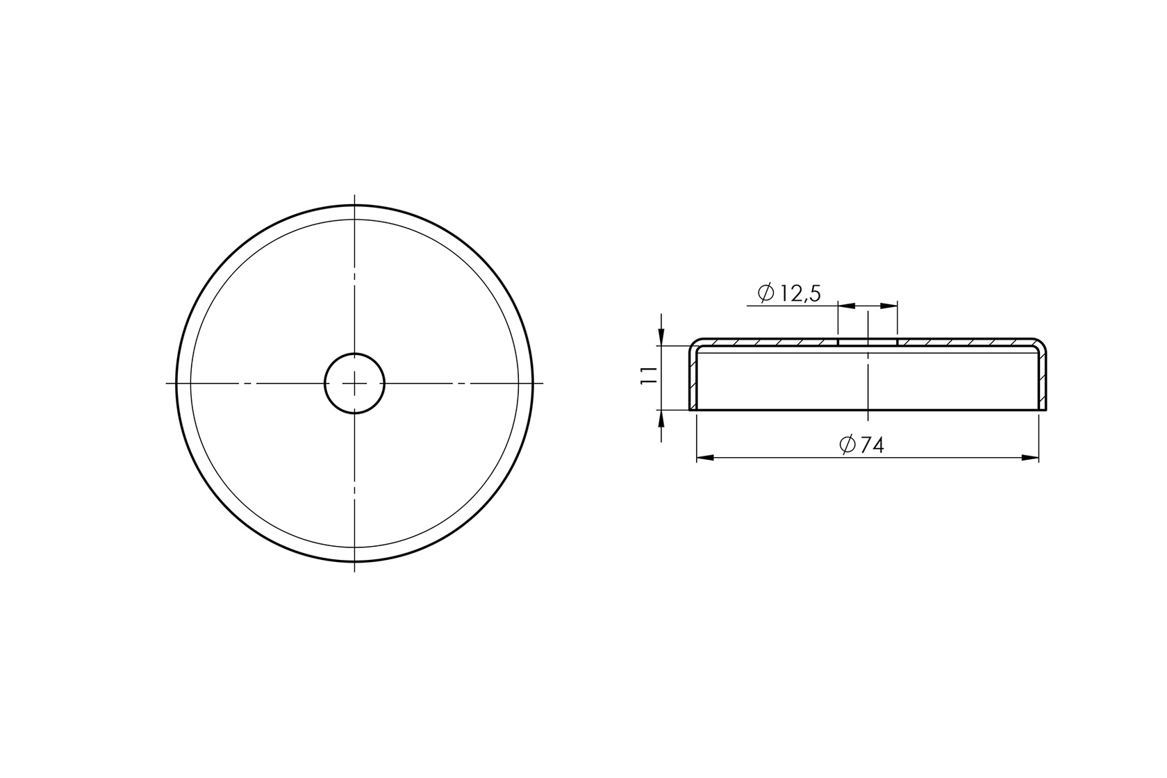 Kotvení vrchní - rozeta
