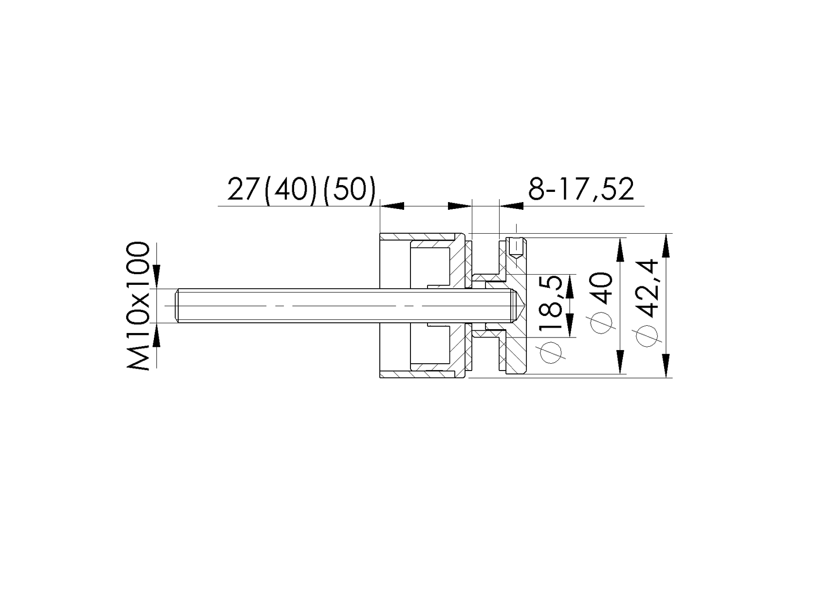 Kruhový držák výplně skla