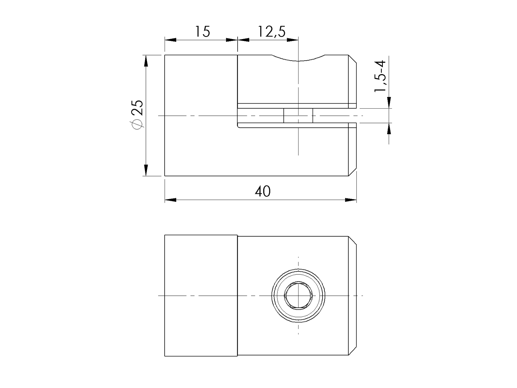 Držák výplně - plechu