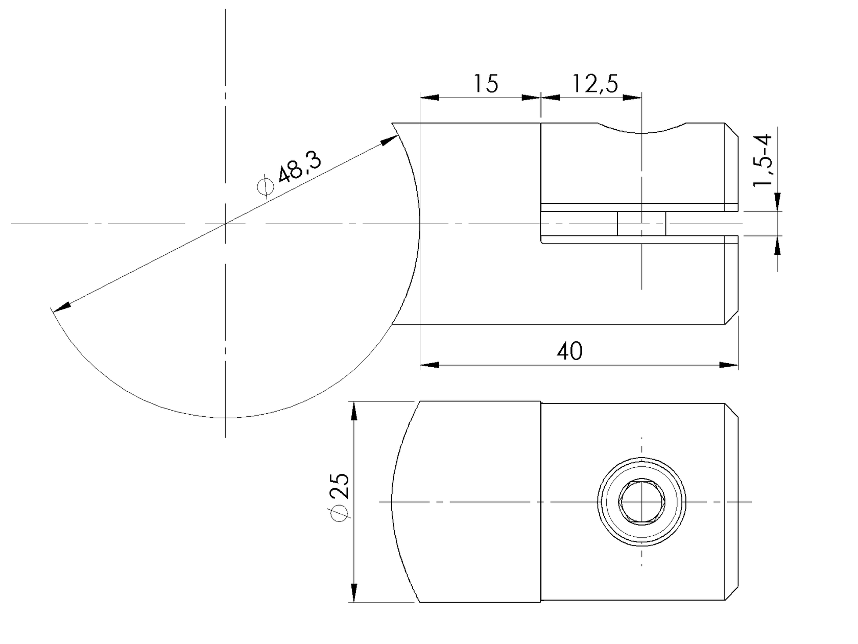 Držák výplně plech