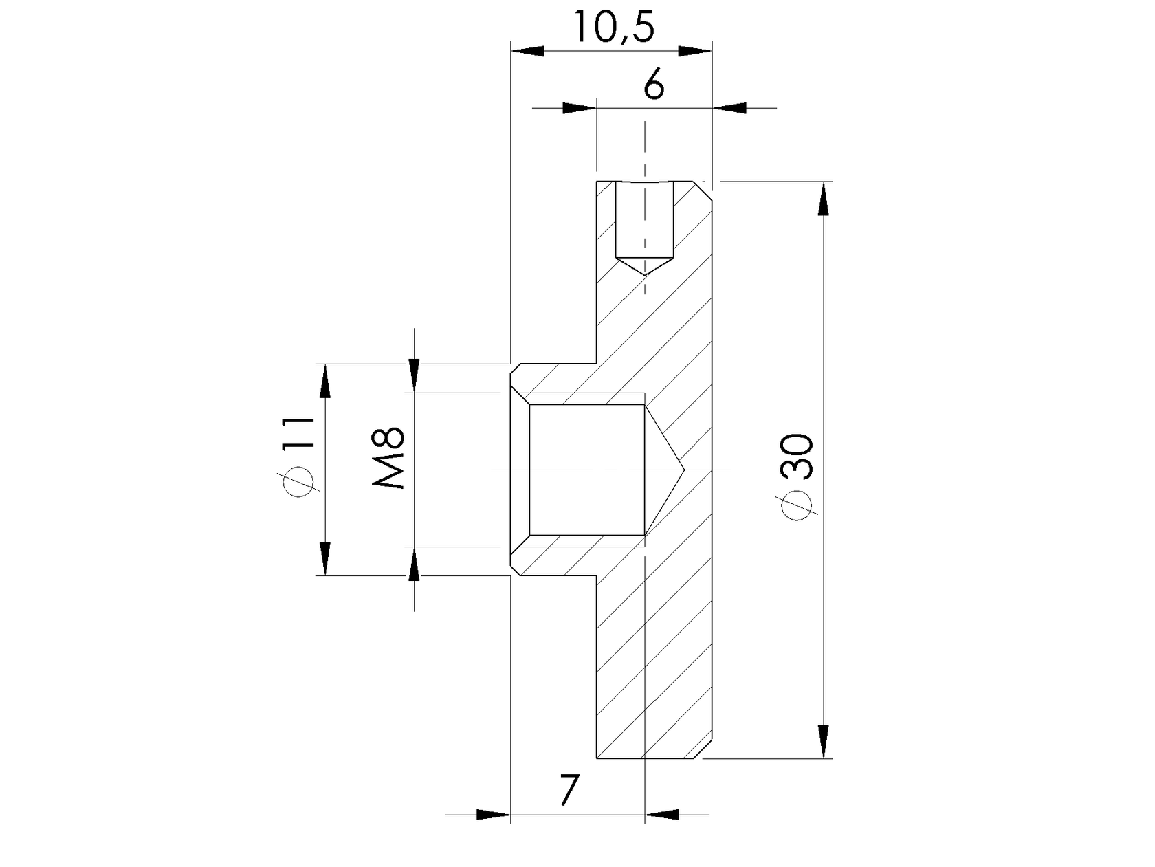 Kruhový držák skla