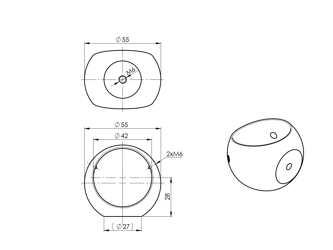 Držák na trubku - prstenec