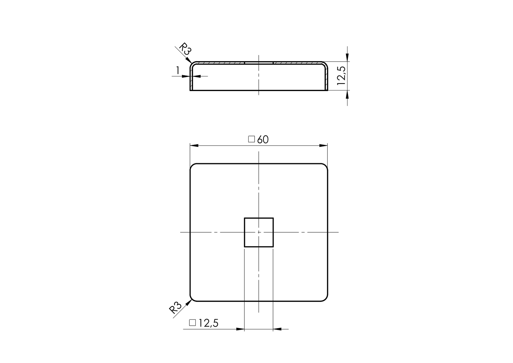Kotvení vrchné-rozeta