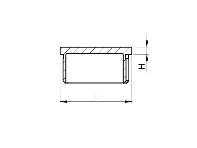  Záslepka madla pro nerezové  zábradlí