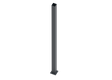 Sloup nerezový 80x80-2000, s kotevní přírubou, Antracit RAL 7016
