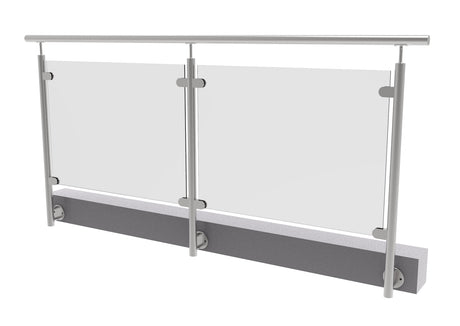 Glass railing, 2786x1000mm, BR
