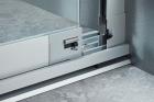 Folding glass doors