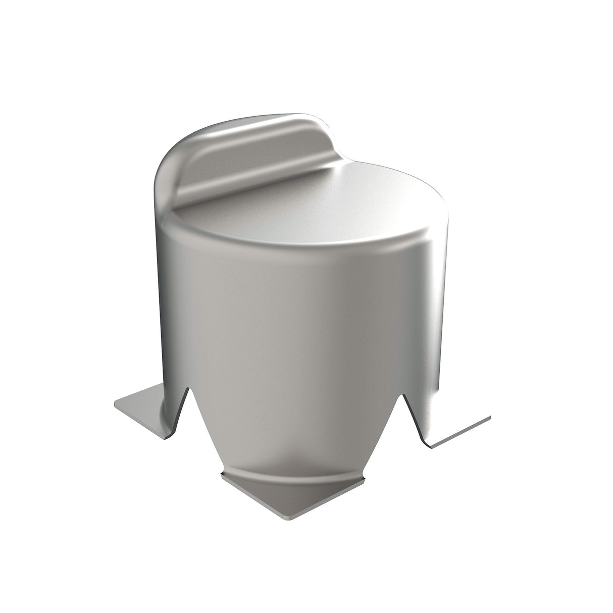 Doraz středový na zabetonování - Zn