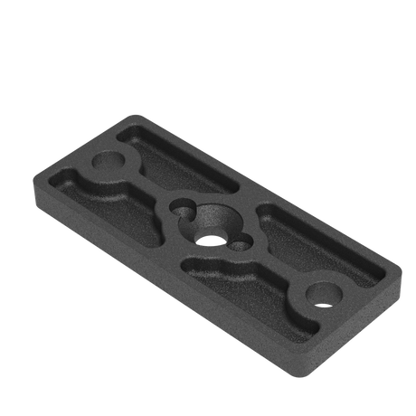 Nerezová kotvící deska pro sloupek 50x60 R7016